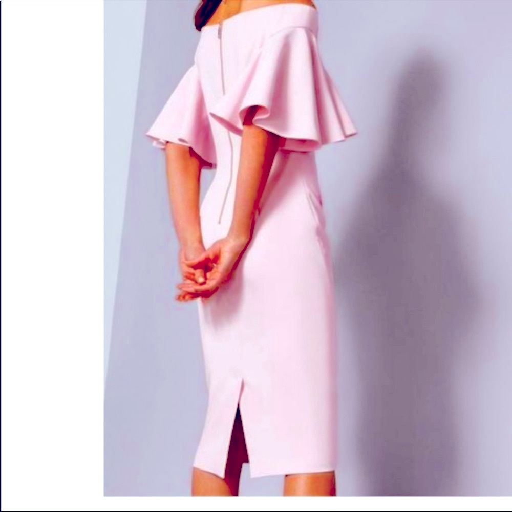 2021 TED BAKER. CALINDA DRESS LIKE NEW FROM 2021 COLLECTION/ SEASON - Picture 3 of 7
